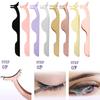 False Eyelashes Tweezer Fake Eye Lash Applicator Eye Makeup Tools Professional Eyelash Extension Curler Auxiliary Clip