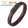 Men's Retro Genuine Leather Bracelet with Magnetic Buckle