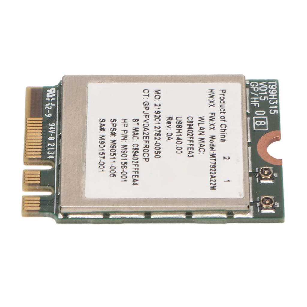 WiFi 6E Wireless Network Card 2400Mbps Gigabit High Speed 2.4G 5G 802.11AX M.2 NGFF Bluetooth 5.2 NIC Adapter