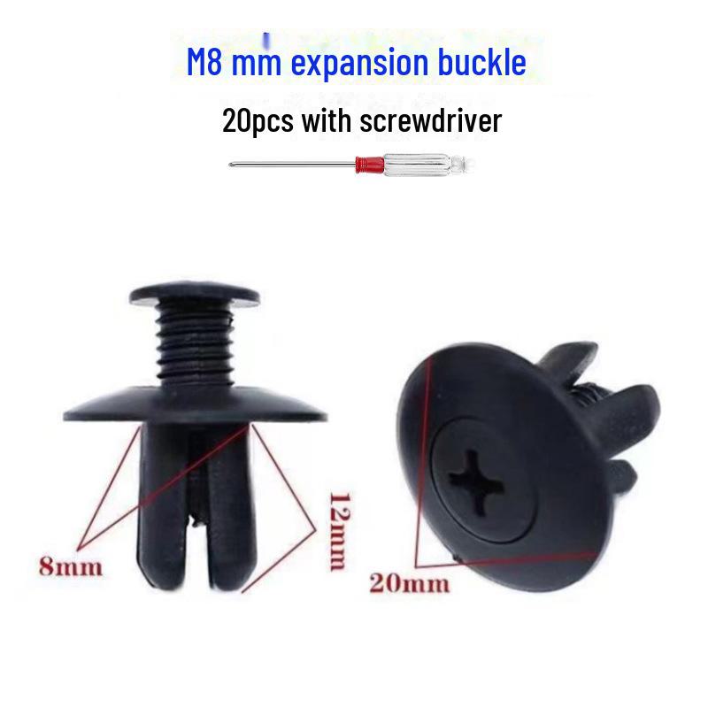 

Автомобильный бампер с универсальными резиновыми аксессуарами: Расширительная винтовая пряжка, пуговица звукоизоляции, хлопковая фиксация.