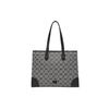 MLB Monogram Series Vintage Allover Print Tote Bag Unisex Tote Bags Gray 3AORL021N-50GRS