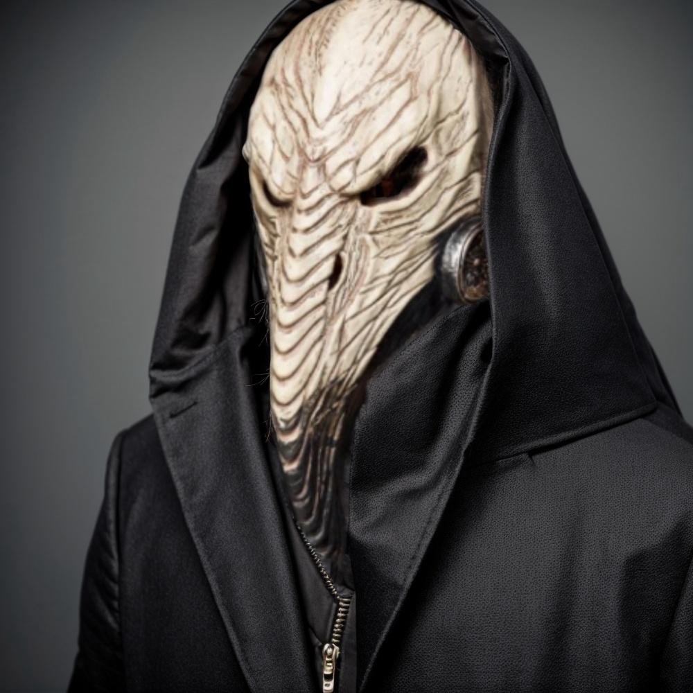 Gotická maska morového doktora Černá smrt Halloweenská párty Cosplay Steampunk Maska s ptačím zobákem Strašidelný kostým Masky s dlouhým nosem Vraní zobák