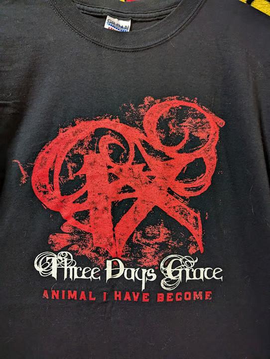 

Three Days Grace Animal I Have Becomes Tour 2006 Black T-Shirt EN509 Unisex T-Shirt XXXXL
