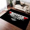VIKAMA Air Force Fighter Jet Floor Mat Soft Thickened Absorbent Non-Slip Bedroom Living Room Door Mat Home Decor Flannel Rugs