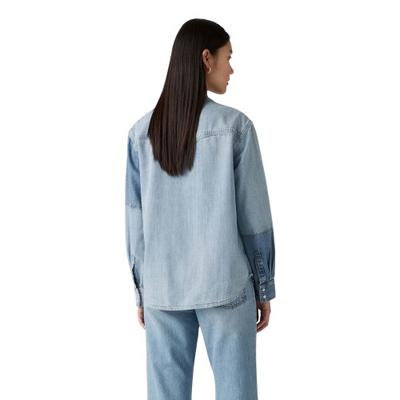 Womens/Ladies Teodora Denim Lightweight Shirt