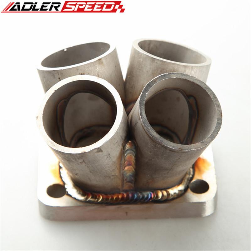 4-1 4 Cylinder Manifold Header Merge Collector T3 T3/T4 With Turbo Inlet Flange