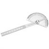 Stainless, Steel Protractor Ruler With180 Degree Rotation, Easy To Use, Clear Markings for Angle Measurement
