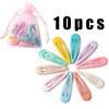 10/40Pcs Colors Hair Clips For Women Girls Fashion Solid Kids Hair Accessories Snap Metal Barrettes Hairpins Clip Bobby Pin