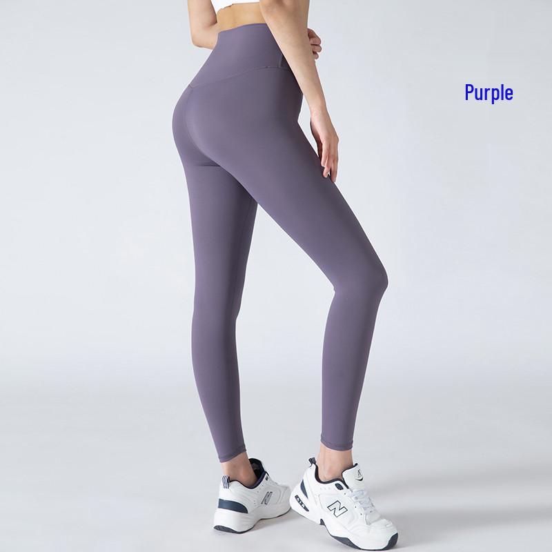 Korean Style Nude Feeling Women's High Waist Butt Lifting Yoga Pants - Barbie Fitness Sports Leggings