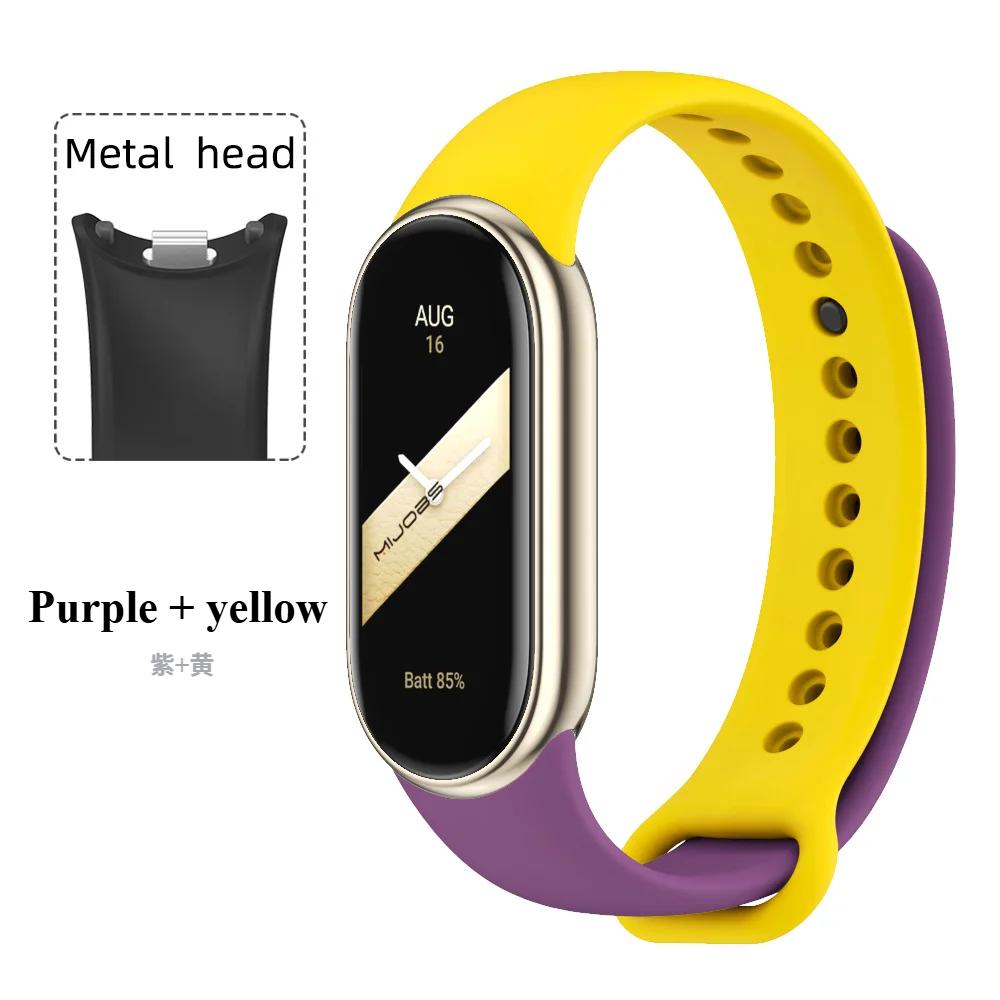 Sport Silicone Strap for Xiaomi Mi Band 9 NFC Replacement Bracelet Belt for Xiaomi Mi Band 8/9/10 Wriststrap Smart Watch Accessories