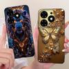 For Tecno Spark Go 2024 Case BG6 Beautiful Butterfly Tree Painted Cover Soft TPU Phone Case For Tecno Spark Go 2024 Fundas Coque