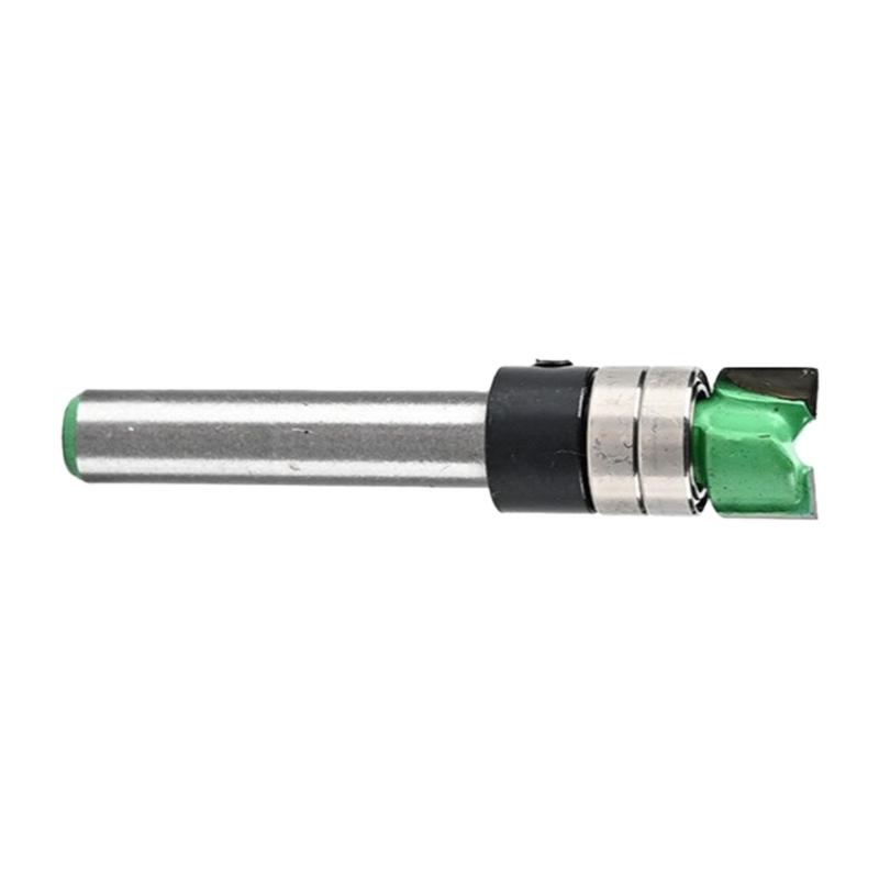 Durability Milling Cutter AntiRust Router Bit with Double Bearing for Enhances Stability Suitable for Grooving Tasks