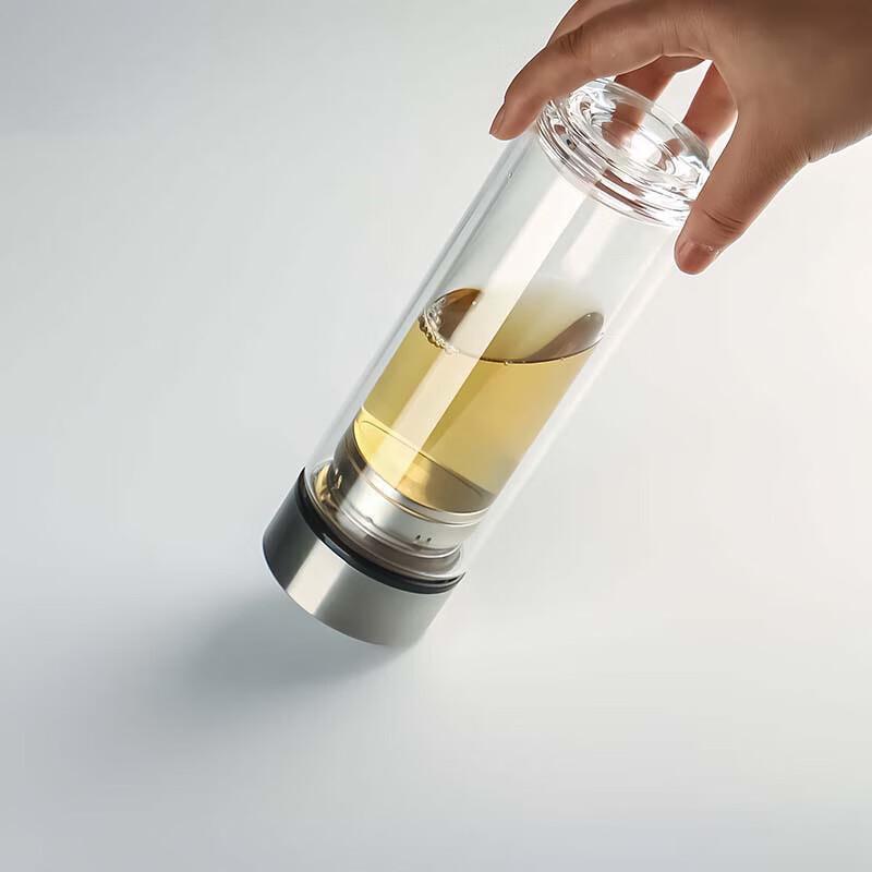 SHZH-BLB01 Double-Layer Borosilicate Glass Tea Infuser Bottle