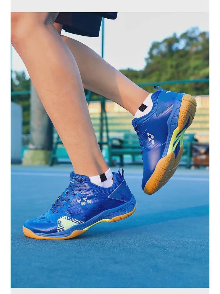 New Cross-Border Badminton Shoes with Cow Tendon Soles, Training Tennis Shoes, Sports Footwear, Student Soccer Shoes