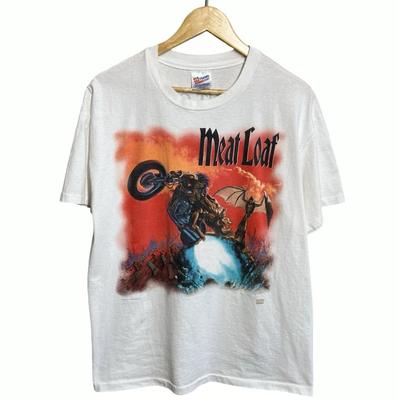 Vintage Meat Loaf T Shirt Mens S-3XL Bat Out Of Hell Tour Graphic Tee 90s