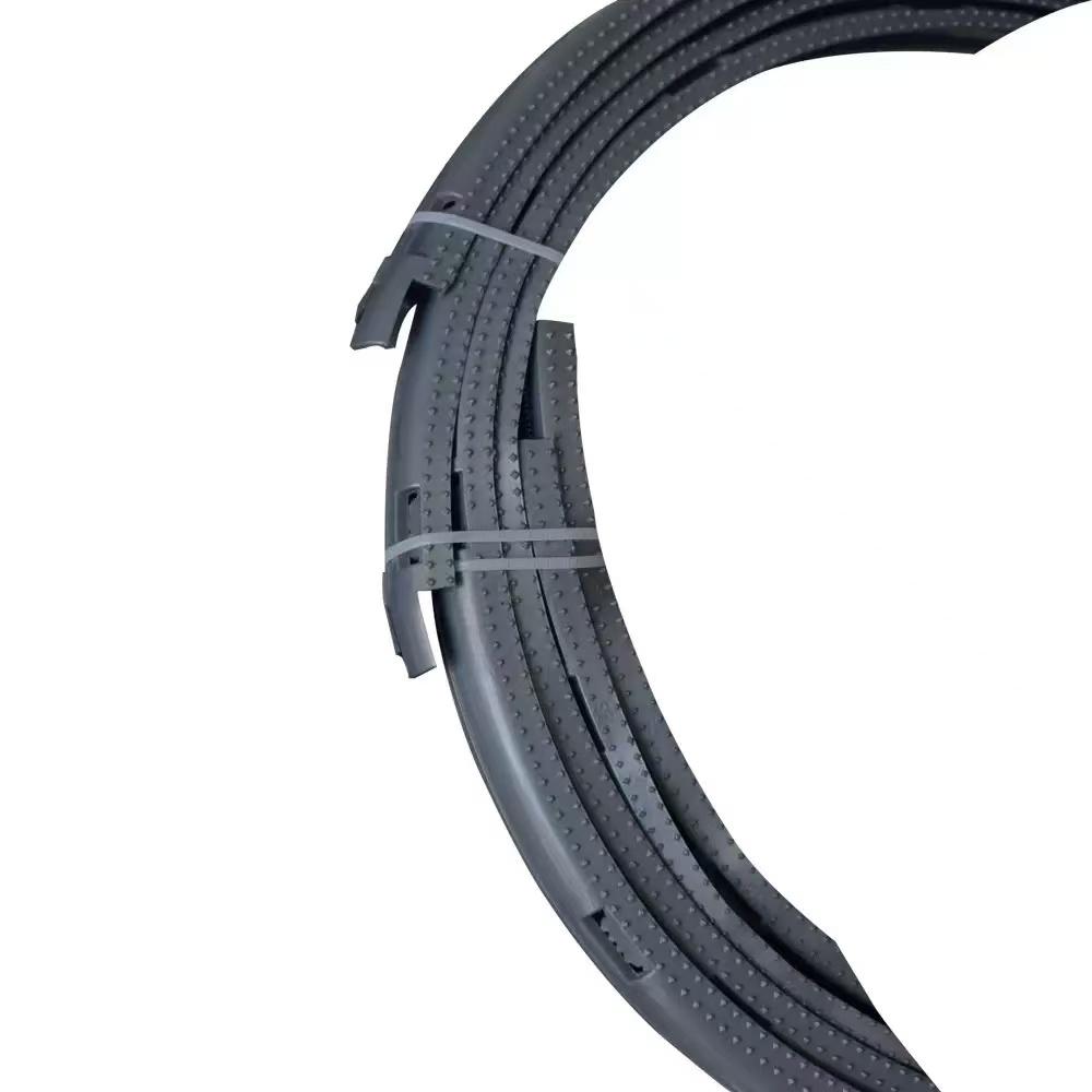 

4pcs/set Automotive 14-22 Track Rim Scratch Resistant Decorative Protective Ring Strips Decorative Exterior Accessories серый