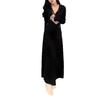 Big Pendulum A-shaped Version Hooded Dress, High-end Slim-fit Dress, Women's Waist and Thin Inside with Long Bottom Skirt