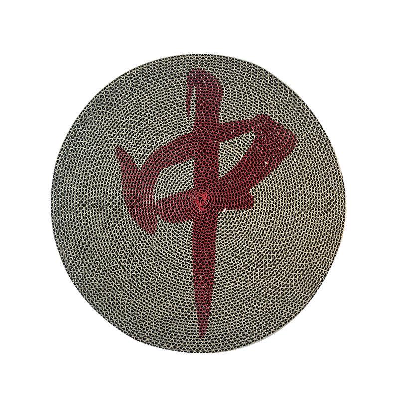 Wandmontierter selbstklebender Katzenkratzer: Vertikale Wellpappe zum Krallenschärfen, Kratzfest, Verschleißfest