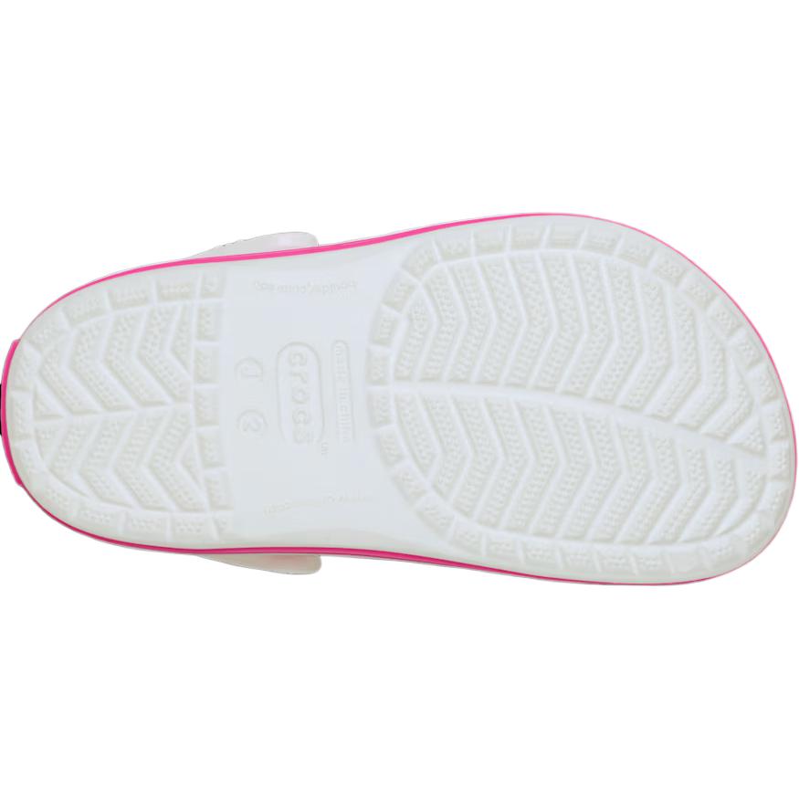 Crocs Crocband Clog Kids Comfortable Fashion Supportive Clogs Kids Clogs Pink White 207006-6WU