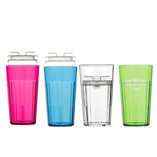 No-Spill Sippy Cup with 360 Smart Edge Rim Plastic Baby Weaning Training Cup Safe Open Cup for Toddlers