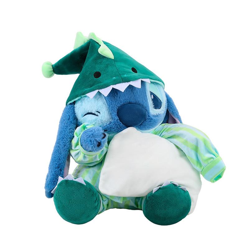 Plyšová hračka Stitch Dinosaurus s výplní z PP bavlny pro pohodlný spánek a mazlení