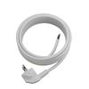 Przewód Zasilający Kabel Z Wtyczką Kątową 5M 3X1,5Mm2 Uni-Schuko Biały