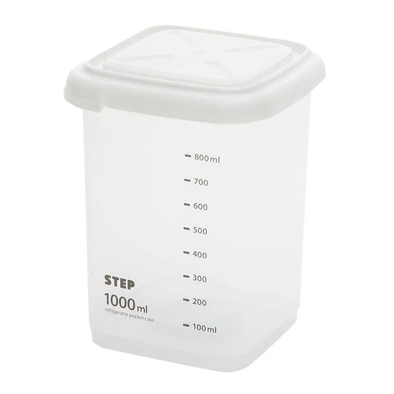 Plastic Sealed Cans Kitchen Storage Box Transparent Food Canister Keep Fresh New Clear Container In Different Capacity