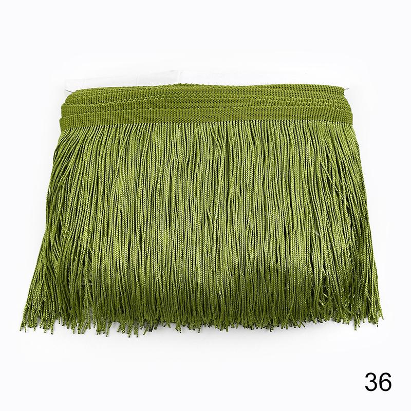 10M 10-30cm Meetee Fransar Tofsar Fransade Väskor Dekorativa Garner Fransar för Gardiner Kläder Spetsband Tygaccessoarer