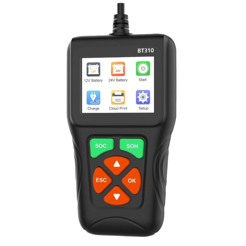 Professional Automotive Battery Analyzers For Car And Motorcycles With Real Time Data Display Battery Scanner Tool 1