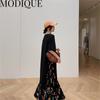 MODIQUE Vară Plus Size Cămașă Rochie Nouă Femei Lejer mozaic Bumbac In Rochie Florală Solid Casual Rochii Femei Gâtul O