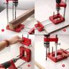 Precision Adjustable Drilling Locator Tool with Positioning Panel and Fixing Clip for Woodworking Carpentry DIY Projects