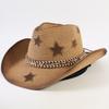 Best-selling Western Cowboy Hats for Men and Women, Fashionable Sunshade Straw Hats, Classic Outdoor Western Cowboy Hats