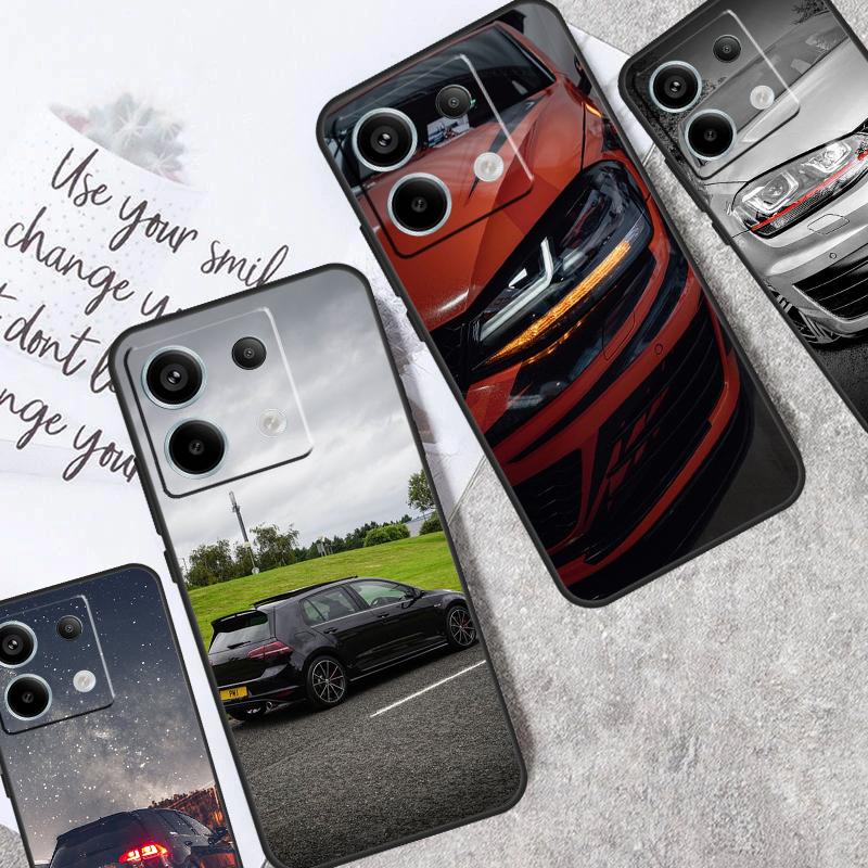 Sport Car Golf 7 Case For Redmi Note 13 Pro Plus 9 10 11 12 Pro 10S 11S 12S Redmi 12 9C 10C 12C 13C Cover