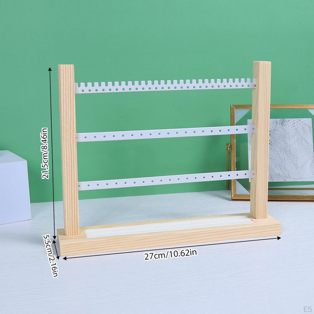 Earring Display Stand Holder Hanging Rack Jewelry Organizer for Cabinet Centerpiece