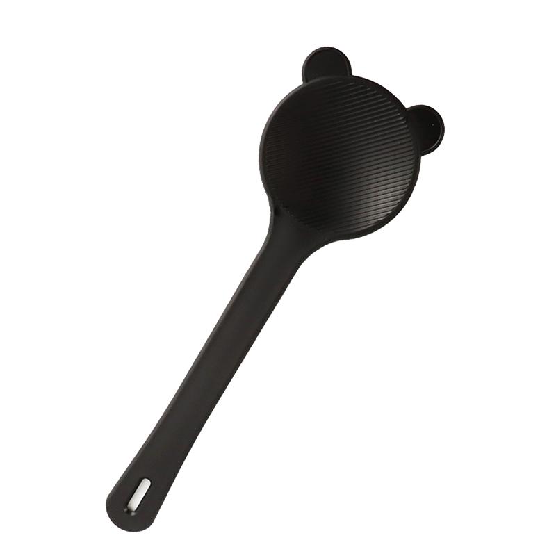 

1PCS Eye Occluder Professional Black Bear Shape Handheld Optometry Tool Eye Occluder Block Plate For Vision Test With Scale