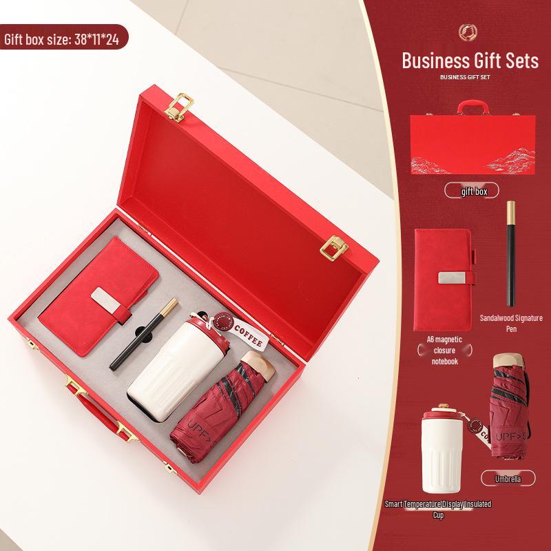 High-End Logo Tea Set for Company Meetings & Corporate Gifts