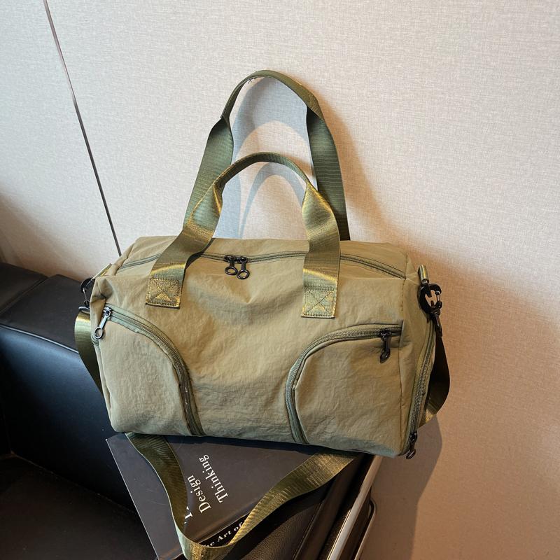 Short Distance Travel Bag Women's Large Capacity Handbag Men's Sports Bag Dry And Wet Separate Duffel Bag