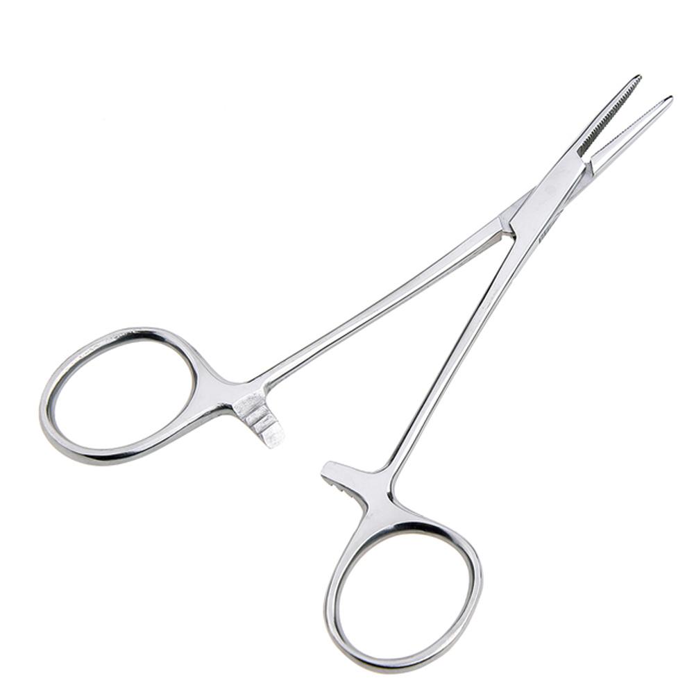 

Curved Tip Forceps Straight Tip Clamps Epilation Tools Fishing Locking Pliers Hemostatic Forceps 12.5cm-straight