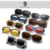 High Quality Stylish Retro Edgy Punk Trendy Travel Friendly Oversized Square Shaped Female For Both Male Sun Glasses