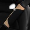 3D breathable skin-feel PU leather safety belt shoulder cover for safety belt, automotive accessory for women