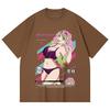 230 Gsm 100% Cotton Demon Slayer V52 Mitsuri Waifu Print Unisex Heavy Cotton T Shirt