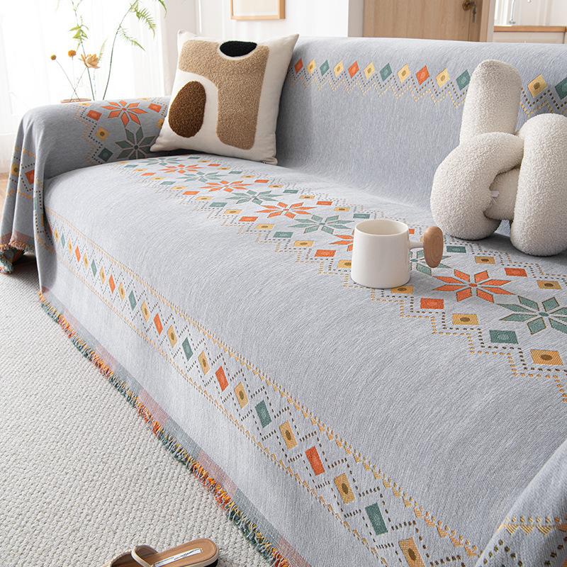 Chenille Sofa Towel Four Seasons Universal All-Inclusive Sofa Cover Dust Cover One-Piece Sofa Cover Cloth Anti-Scratching