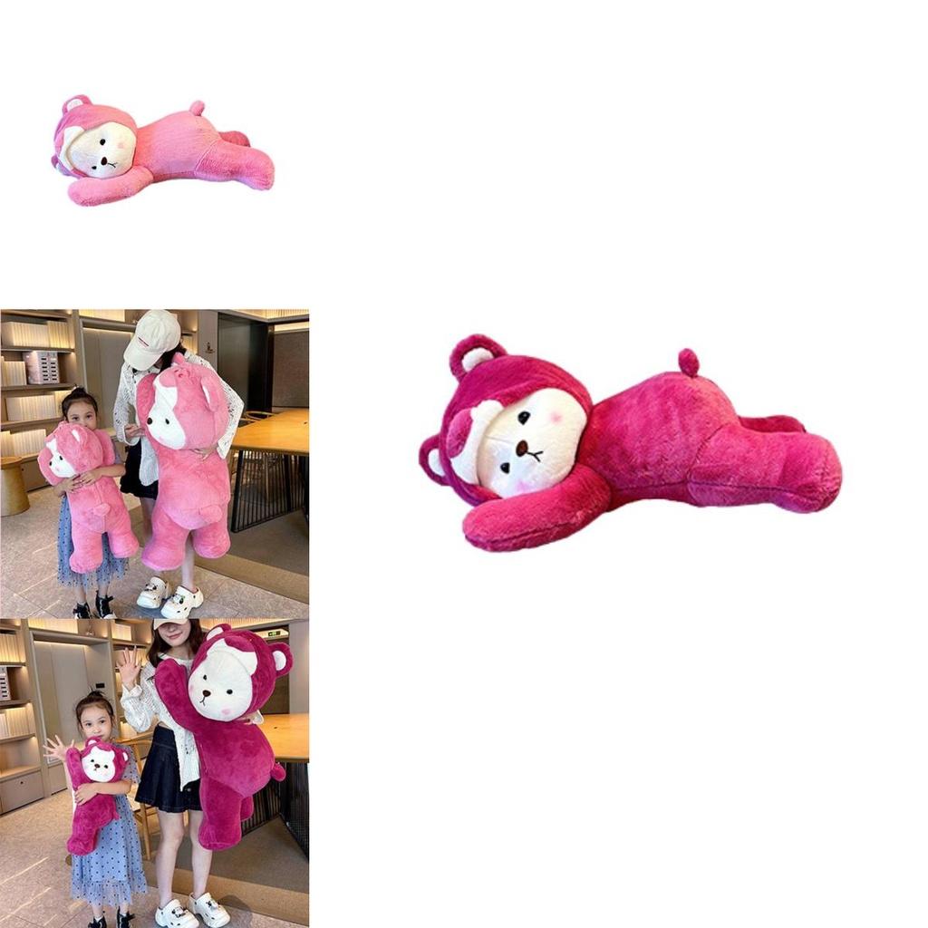 Cute Stuffed Bear Pillow Soft Plush Toy For Kids Perfect Birthday Gift