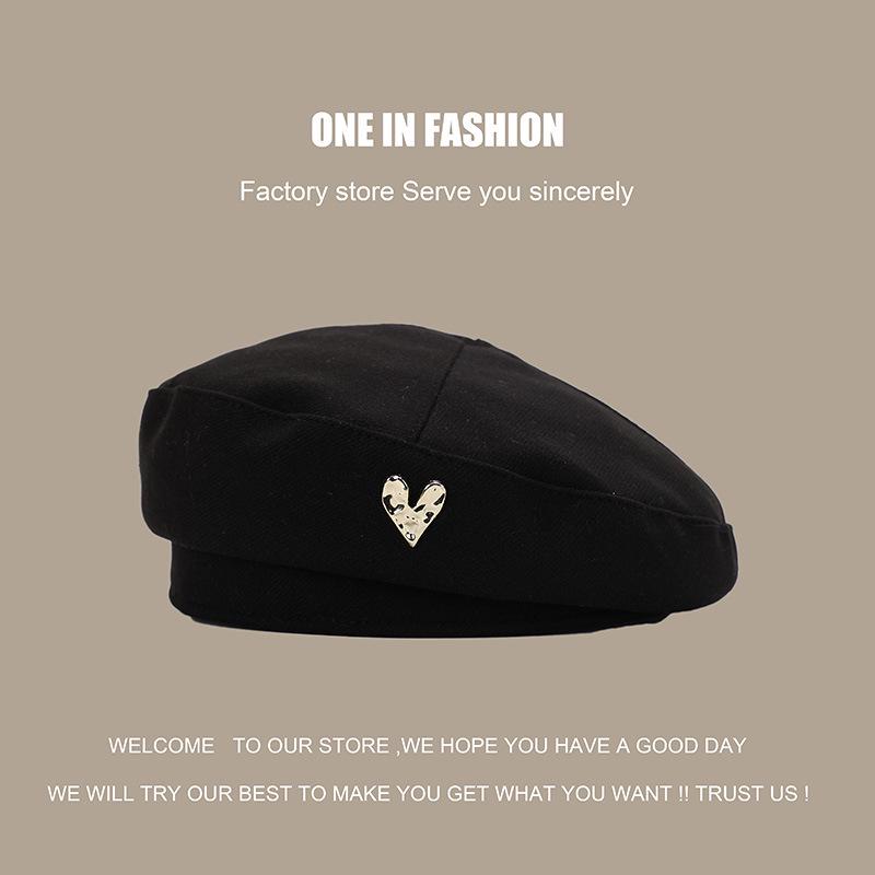 Women's Retro Japanese Cartoon Bear Wool Beret Hat
