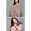 Soft Faux Cashmere Double Sided Scarf Women Fashion Winter Warm Shawl