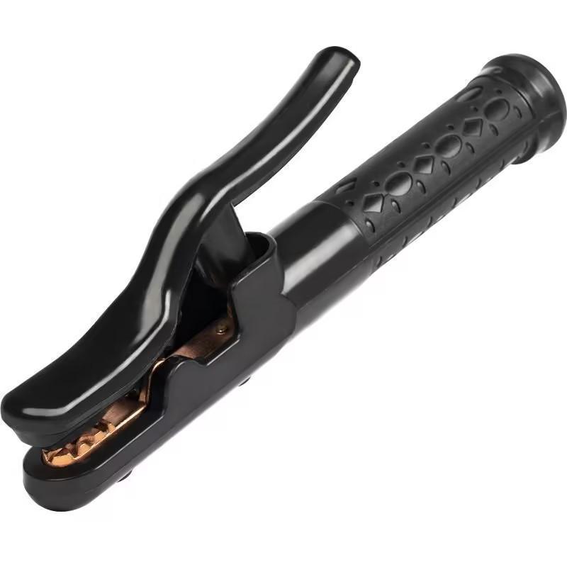 Industrial Grade 1000A Electric Welding Pliers, Pure Copper with Rubber Coating, Black, Heat-Resistant, Drop-Resistant