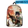 Fashion Youthful Genshin Impact Venti Student School Bags Notebook Backpacks 3D Printed Oxford Waterproof Boys/Girls Travel Bags
