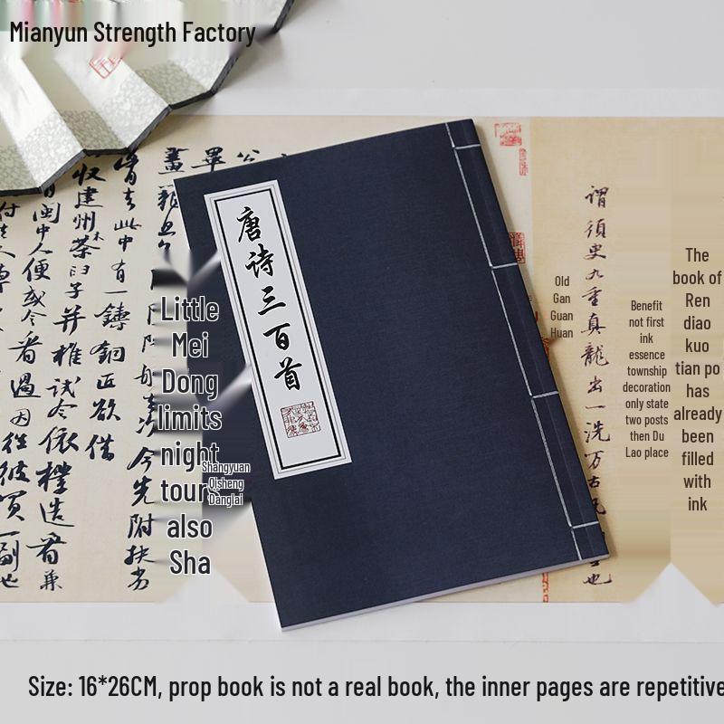 Lanting Xu & Tao Te Ching Ancient Style Prop Books for Photography