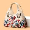 Totenkopf Blumen Druck große Kapazität Mehrfachfach Handtasche Shopping Ausgehen leicht Handy Tasche