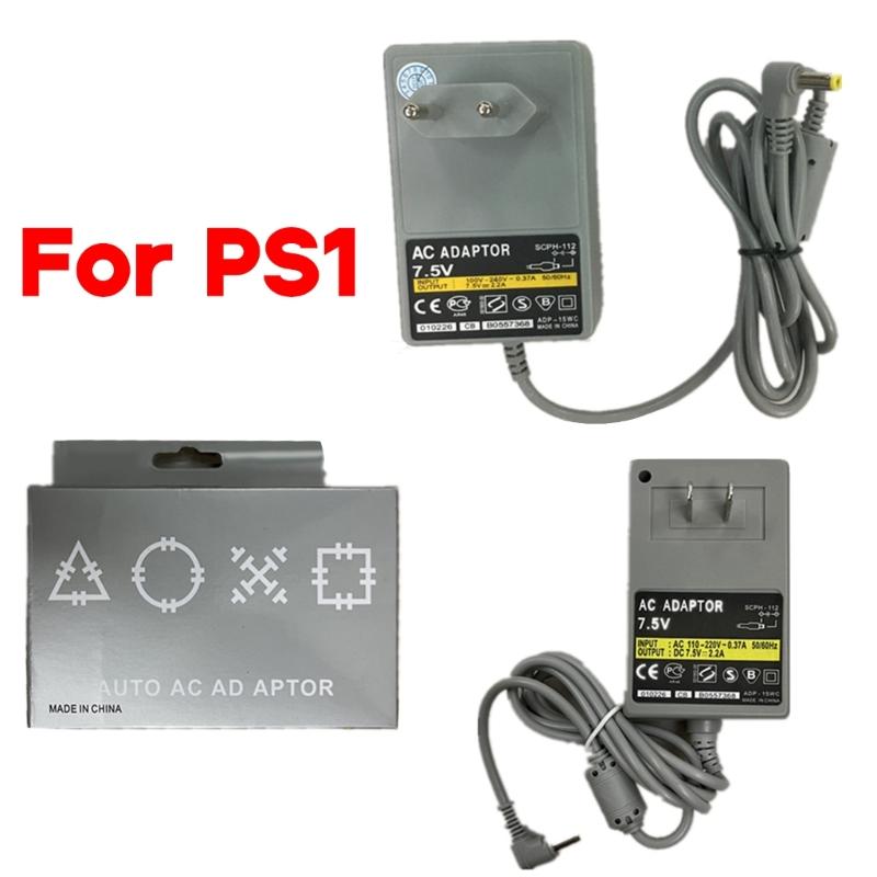 Professioneller AC-Adapter Netzteil Ladekabel Ersatz 110-220V Geeignet für PS1 Konsole Gaming Ersatzteile-